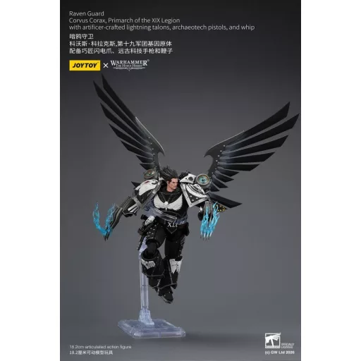Warhammer 40,000 Action Figure Raven Guard Corvus Corax, Primarch of the XIX Legion 18 cm
