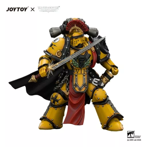 Warhammer Action Figure Imperial Fists Legion Praetor in Mk III Armour 13 cm