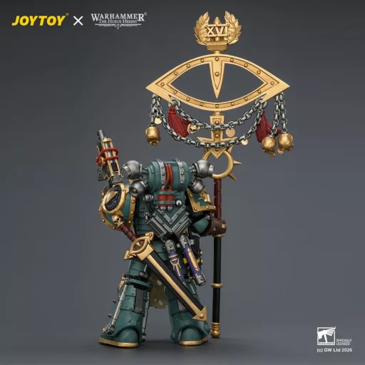 Warhammer Action Figure Sons of Horus Maloghurst the Twisted, the Warmaster's Equerry 13 cm