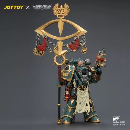 Warhammer Action Figure Sons of Horus Maloghurst the Twisted, the Warmaster's Equerry 13 cm