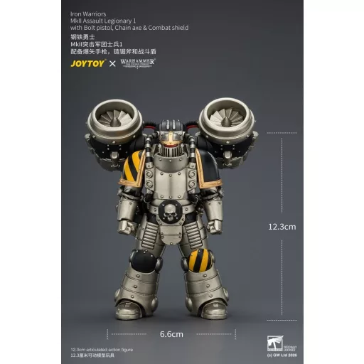 Warhammer The Horus Heresy Action Figure Iron Warriors MkII Assault Legionary 1 12 cm