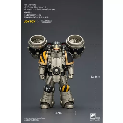 Warhammer The Horus Heresy Action Figure Iron Warriors MkII Assault Legionary 2 12 cm