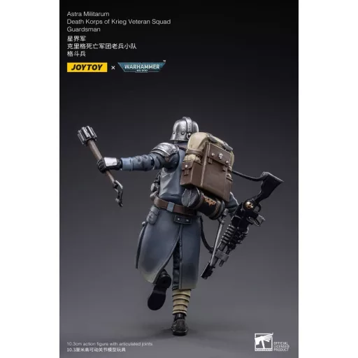 Warhammer 40k Action Figure 1/18 Astra Militarum Death Korps of Krieg Veteran Squad Guardsman 11 cm