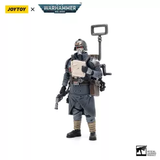   Warhammer 40k Action Figure 1/18 Death Korps of Krieg Veteran Squad Guardsman Communications Specialist 10 cm