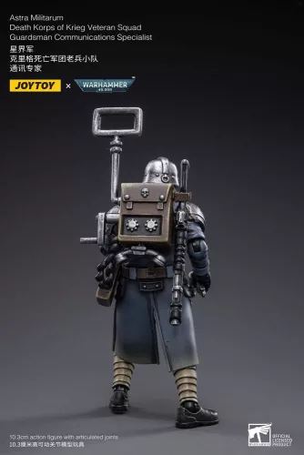Warhammer 40k Action Figure 1/18 Death Korps of Krieg Veteran Squad Guardsman Communications Specialist 10 cm