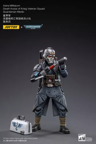 Warhammer 40k Action Figure 1/18 Death Korps of Krieg Veteran Squad Guardsman Medic 10 cm