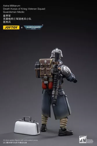 Warhammer 40k Action Figure 1/18 Death Korps of Krieg Veteran Squad Guardsman Medic 10 cm