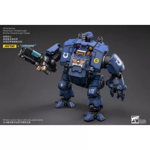 Warhammer 40,000 Action Figure 1/18 Ultramarines Redemptor Dreadnought Brother Dreadnought Tyleas 30 cm Reproduction