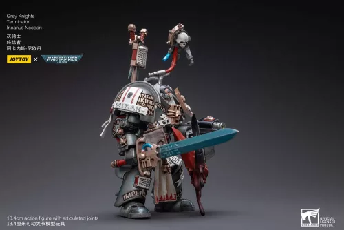 Warhammer 40k Action Figure 1/18 Grey Knights Terminator Incanus Neodan 13 cm