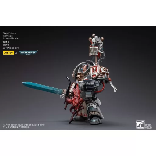 Warhammer 40k Action Figure 1/18 Grey Knights Terminator Incanus Neodan 13 cm