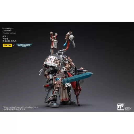 Warhammer 40k Action Figure 1/18 Grey Knights Terminator Incanus Neodan 13 cm