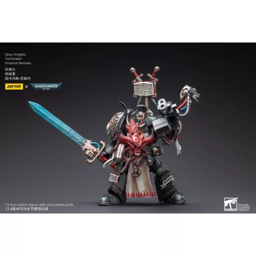 Warhammer 40k Action Figure 1/18 Grey Knights Terminator Incanus Neodan 13 cm