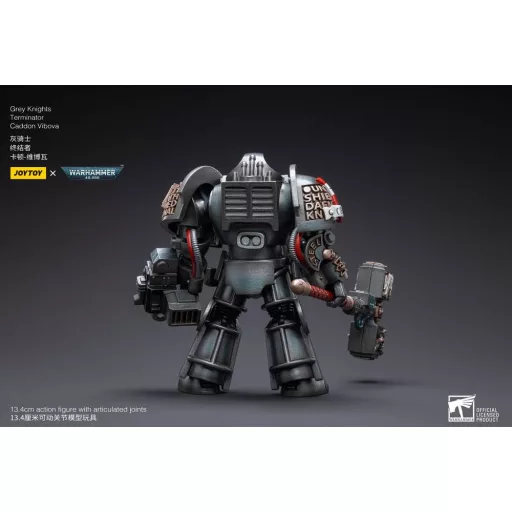 Warhammer 40k Action Figure 1/18 Grey Knights Terminator Caddon Vibova 13 cm