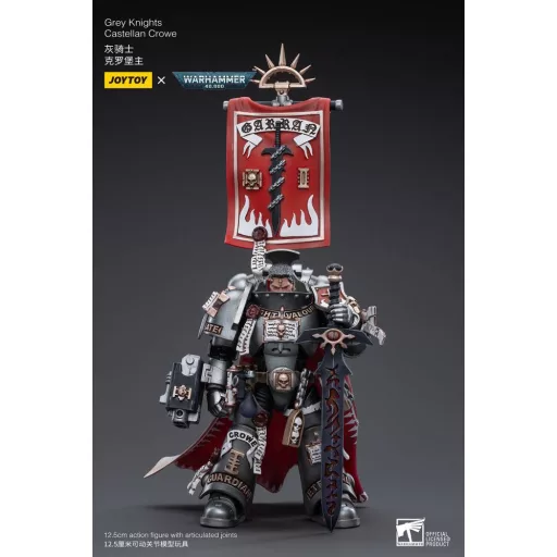 Warhammer 40k Action Figure 1/18 Grey Knights Castellan Crowe 12 cm