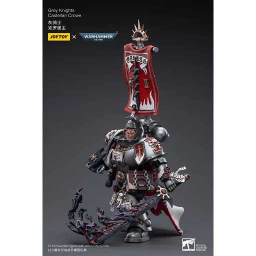 Warhammer 40k Action Figure 1/18 Grey Knights Castellan Crowe 12 cm