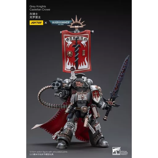 Warhammer 40k Action Figure 1/18 Grey Knights Castellan Crowe 12 cm
