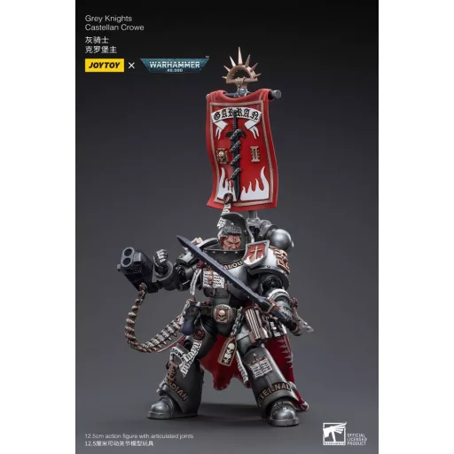 Warhammer 40k Action Figure 1/18 Grey Knights Castellan Crowe 12 cm