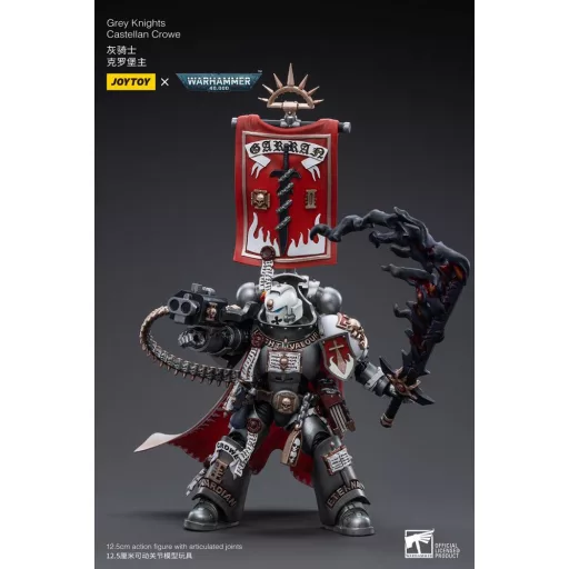 Warhammer 40k Action Figure 1/18 Grey Knights Castellan Crowe 12 cm