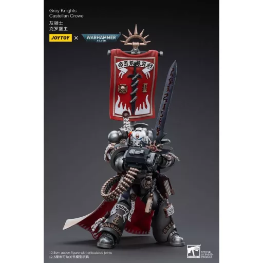 Warhammer 40k Action Figure 1/18 Grey Knights Castellan Crowe 12 cm