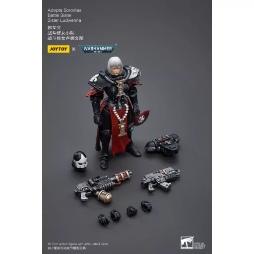 Warhammer 40k Action Figure 1/18 Adepta Sororitas Battle Sister Sister Ludwenna 10 cm
