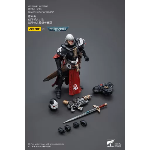 Warhammer 40k Action Figure 1/18 Adepta Sororitas Battle Sister Sister Kassia 10 cm