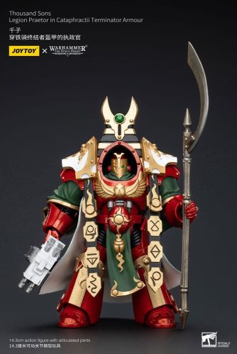 Warhammer The Horus Heresy Figura 1/18 Thousand sons Legion Praetor in Cataphractii Terminator Armour 12 cm