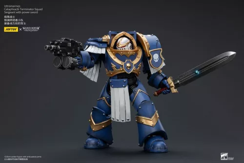 Warhammer The Horus Heresy Figura 1/18 Ultramarines Cataphractii Terminator Squad Sergeant with Power Sword 14 cm