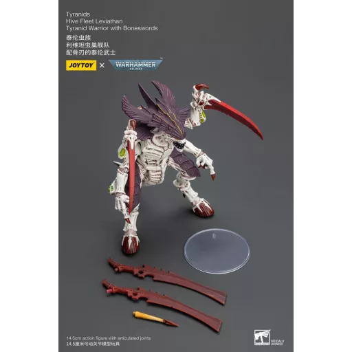 Warhammer 40k Figura 1/18 Tyranids Hive Fleet Leviathan Tyranid Warrior with Boneswords 14 cm