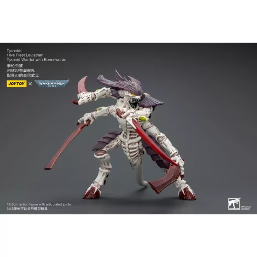 Warhammer 40k Figura 1/18 Tyranids Hive Fleet Leviathan Tyranid Warrior with Boneswords 14 cm