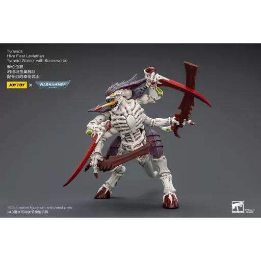Warhammer 40k Figura 1/18 Tyranids Hive Fleet Leviathan Tyranid Warrior with Boneswords 14 cm