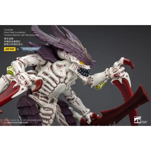 Warhammer 40k Figura 1/18 Tyranids Hive Fleet Leviathan Tyranid Warrior with Boneswords 14 cm