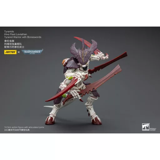 Warhammer 40k Figura 1/18 Tyranids Hive Fleet Leviathan Tyranid Warrior with Boneswords 14 cm