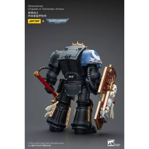 Warhammer 40k Figura 1/18 Ultramarines Chaplain in Terminator Armour 12 cm