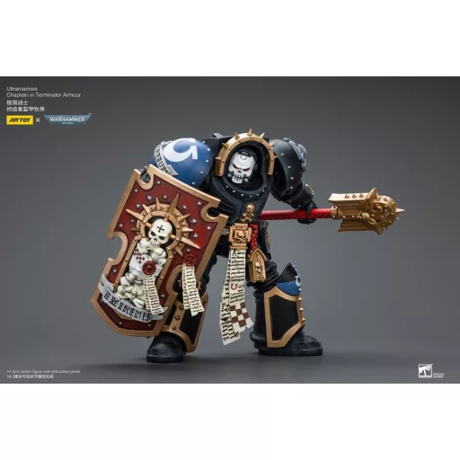 Warhammer 40k Figura 1/18 Ultramarines Chaplain in Terminator Armour 12 cm