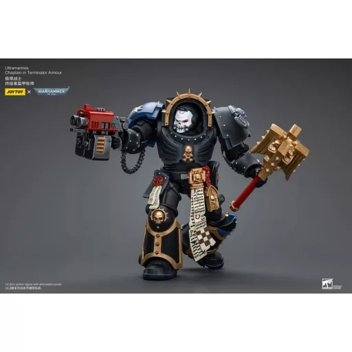 Warhammer 40k Figura 1/18 Ultramarines Chaplain in Terminator Armour 12 cm