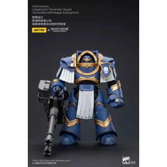   Warhammer The Horus Heresy Figura 1/18 Ultramarines Cataphractii Terminator Squad Terminator with Reaper Autocannon 14 cm