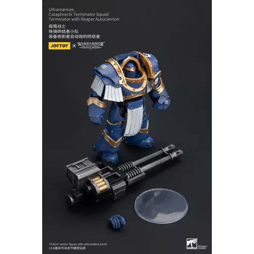 Warhammer The Horus Heresy Figura 1/18 Ultramarines Cataphractii Terminator Squad Terminator with Reaper Autocannon 14 cm