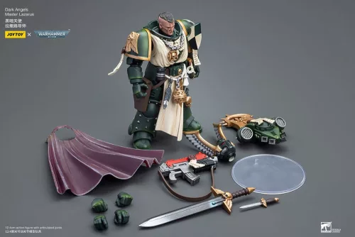 Warhammer 40k Figura 1/18 Dark Angels Master Lazarus 12 cm