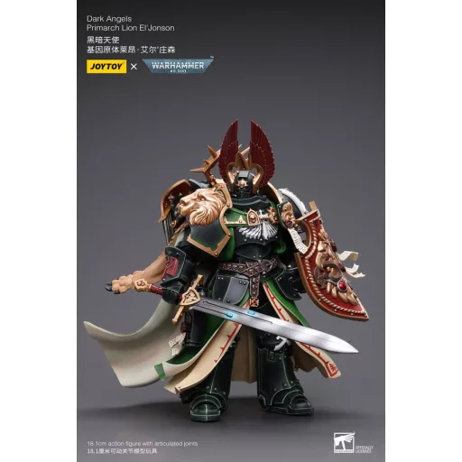 Warhammer 40k Figura 1/18 Dark Angels Primarch Lion El' Jonson 18 cm Reproduction