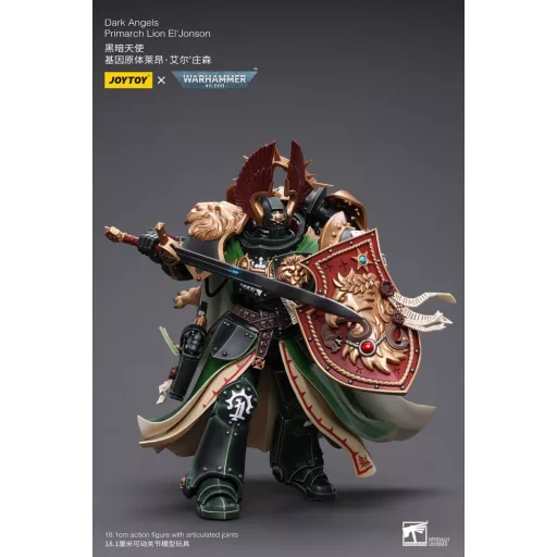 Warhammer 40k Figura 1/18 Dark Angels Primarch Lion El' Jonson 18 cm Reproduction