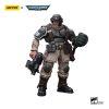 Warhammer 40k Figura 1/18 Astra Militarum Cadian Command Squad Veteran Sergeant with Power Fist 12 cm