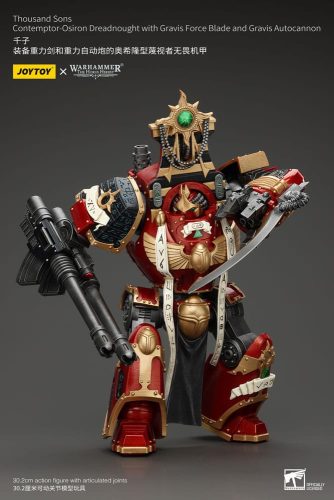 Warhammer The Horus Heresy Figura 1/18 Thousand Sons Contemptor-Osiron Dreadnought with Gravis Force Blade And Gravis Autocannon 30 cm