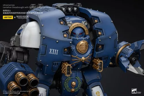 Warhammer The Horus Heresy Figura 1/18 Ultramarines Leviathan Dreadnought with Cyclonic Melta Lance And Siege Claws 29 cm