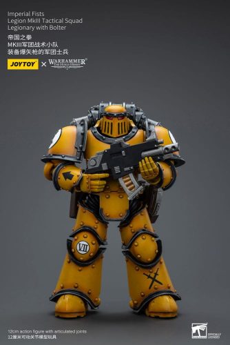 Warhammer The Horus Heresy Figura 1/18 Imperial Fists Legion MkIII Tactical Squad Legionary with Bolter 12 cm