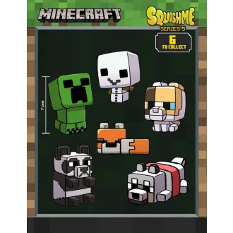  Minecraft Squishme Anti-Stress Figures 7 cm Series 5 Display (16)