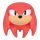 Sonic the Hedgehog Mega Squishme Anti-Stress Figura Knuckles 15 cm