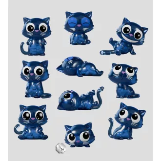 Cat Scans Mini Figures S1 6 cm Blind Box Display (9)
