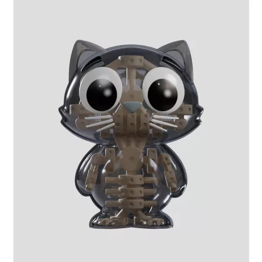 Cat Scans Mini Figures S2 Bare Bones 6 cm Blind Box Display (6)
