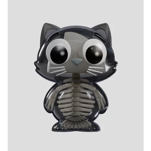 Cat Scans Mini Figures S2 Bare Bones 6 cm Blind Box Display (6)