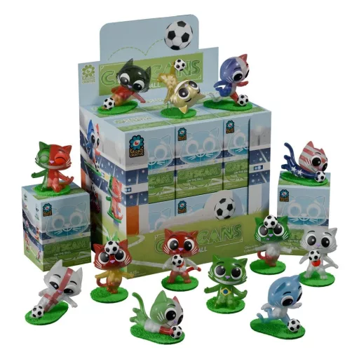 Cat Scans Mini Figures S3 - On the Ball 6 cm Blind Box Display (12)